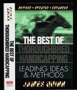 SIGNED  JAMES QUINN THE BEST OF THOROUGHBRED HANDICAPPING PLUS HORSE PICKS HC DJ - Picture 1 of 3