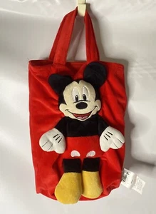 Disney Borsa di Peluche Topolino - Rossa - Alta circa 13" - Foto 1 di 4