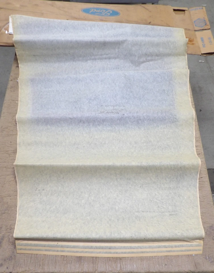 1985 1986 1987 1988 Ford Mustang NOS CAPÔ CARVÃO ESCURO EMBLEMA DECALQUE TRANSFERÊNCIA - Imagem 1 de 4