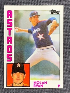 Nolan Ryan 470 Astros Topps Baseball Card MLB 1984 - Imagen 1 de 4