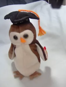Wise the Owl - Beanie Babies retirados - Casi como nuevo - Imagen 1 de 1
