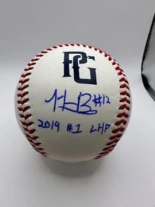 Hunter Barco Signed Autographed Inscribed 2019 #1 Perfect Game Baseball JSA COA - Picture 1 of 6