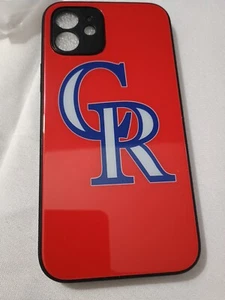 Colorado Rockies I Phone 12 Hülle 6.1 Rot Weiß Blau - Bild 1 von 2