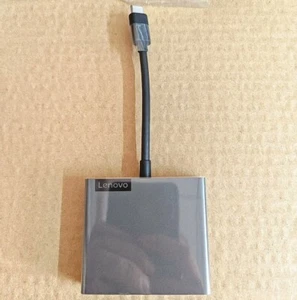 Original Lenovo Thinkplus USBC Laptop Docking Station 4 in 1 VGA HDMI USBC USBA - Picture 1 of 5