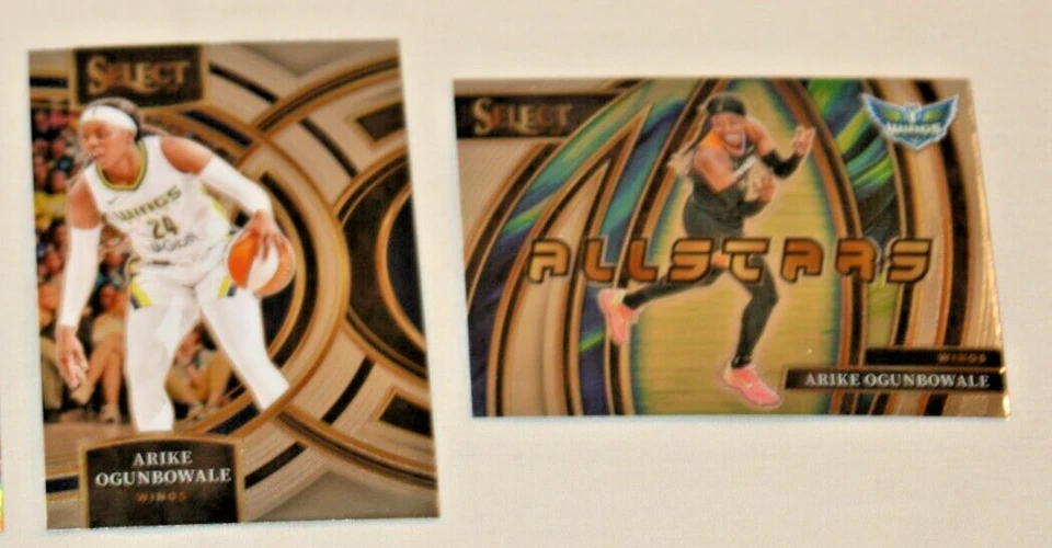 ARIKE OGUNBOWALE (2) 2024 SELECT WNBA PREMIER & ALLSTARS #155 & 6 DALLAS WINGS - Image 1 of 1