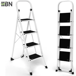 HBN 3/4 Step Ladder, Folding Step Stool with Wide Anti-Slip Pedal, 330lbs Sturdy - Picture 1 of 28