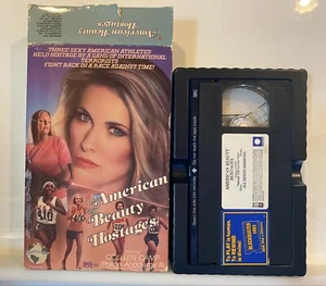 VHS ๐ผ American Beauty Hostages 1986 Continental Video Original BIG BOX - Picture 1 of 1