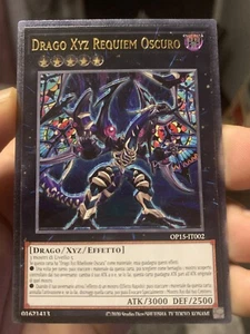 Yu-Gi-Oh! Dark Requiem Xyz Dragon OP15-EN002 Ultimate Rare italian misprint Hot! - Picture 1 of 5