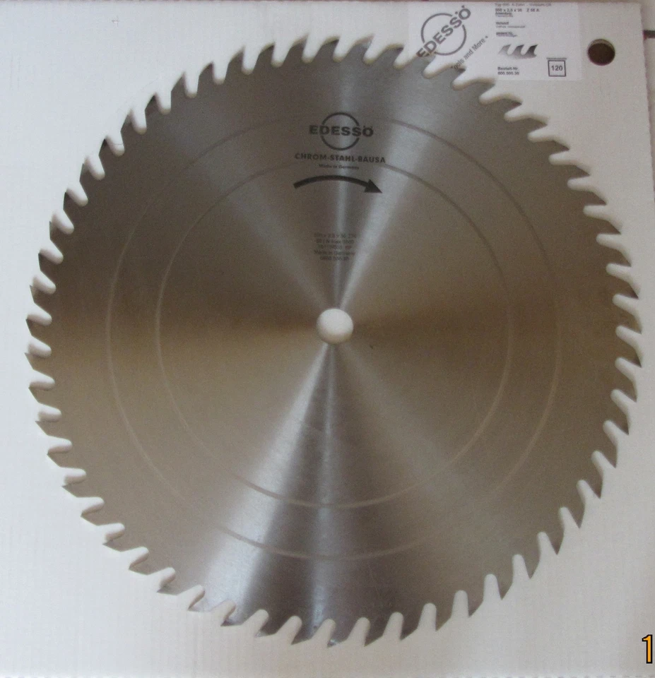 CV-Chrom Vanadium Kreissägeblatt 500 x 30 Z 56 Edessö/KOLL