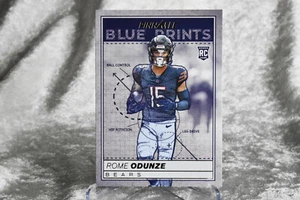 Rome Odunze Rookie Blue Prints 2024 Panini Encore Pinnacle #2 CHICAGO BEARS 🔥 - Picture 1 of 2
