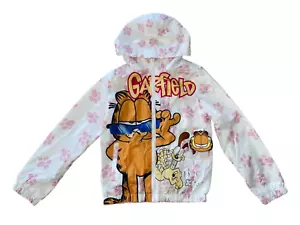 Nickelodeon Garfield Printed Windbreaker Lightweight Jacket NWT Size 7/8, 10-12 - Picture 1 of 6