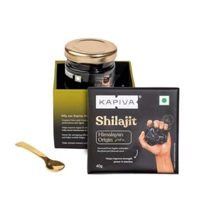Kapiva Himalayan Shilajit/Shilajeet Resin 20g - For Endurance and Stamina