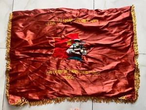 NATIONAL FRONT LIBERATION SOUTH VN VIETCONG EMBROIDING FLAG VN NAVY FLAG 1966 - Imagen 1 de 2