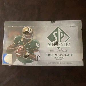 2012 Upper Deck SP Authentic Football Hobby Box RUSSELL WILSON RC?!?! 3 AUTOS! - Picture 1 of 1