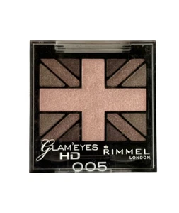 NEW Old Stock Rimmel London Glam'Eyes HD Quad Smokey Eyeshadow Palette 005 - Picture 1 of 3