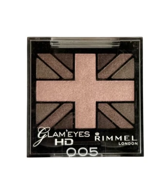 NEW Old Stock Rimmel London Glam'Eyes HD Quad Smokey Eyeshadow Palette 005 - Image 1 of 3