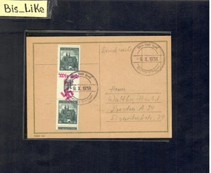 BIS-LIKE:postcard Germany ( occupation. Czechosl.) 1938 LOT 07 NV 141 - Picture 1 of 2