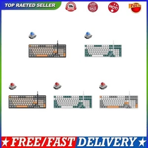 K3 Gaming Keyboard USB Charging 100 Keys Wired Mechanical Keyboard Wired Russian - Picture 1 of 13