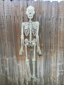 Vintage 1997 Halloween Paper Magic Group Large 5’ Plastic Skeleton Working RARE! - Bild 1 von 7