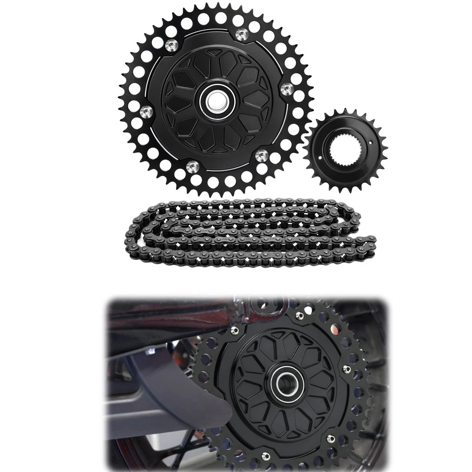 Chain Drive Transmission Sprocket Conversion Kit for Harley 2009-up Street Glide - Image 1 of 4