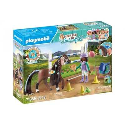 PLAYMOBIL 71355 Zoe & Blaze con percorso a ostacoli - Cavalli della Cascata - Co - Immagine 1 di 4
