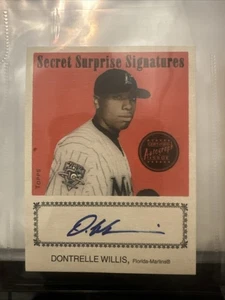 2004 Topps Cracker Jack Secret Surprise Signatures DW Dontrelle Willis A Auto BB - Picture 1 of 2