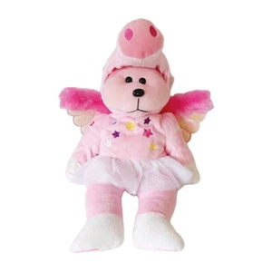 SNORTELINA THE FLYING PIG BEAR ~ Beanie Kids Plush Cuddly Kid ~ 45cm LARGE - Bild 1 von 9