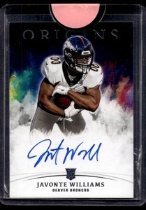 2021 PANINI ABSOLUTE JAVONTE WILLIAMS RC AUTO DENVER BRONCOS #ARM-JWI - Picture 1 of 2