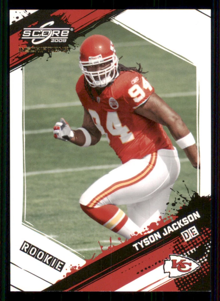 2009 Score Inscriptions #399 Tyson Jackson RC /999 - Image 1 of 2