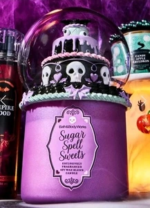 2025 Bath and Body Works Halloween Sugar Spell Sweets 3 Wick Candle and Topper - Picture 1 of 3