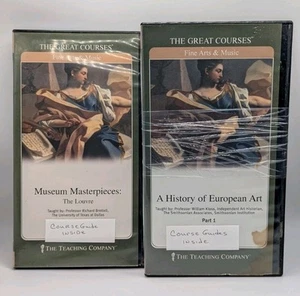 Great Courses: A History of European Art And The Louvre Museum DVDs & Guidebooks - Picture 1 of 8