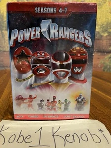 MINT SEALED 2012 Power Rangers Season 4-7 Shout DVD Saban Zeo Turbo Space Galaxy - Picture 1 of 6