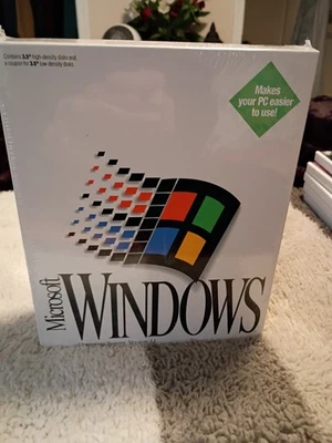Microsoft Windows Operating System with 3.5" Floppy Disks Sealed Super Rare Vtg - Image 1 of 4