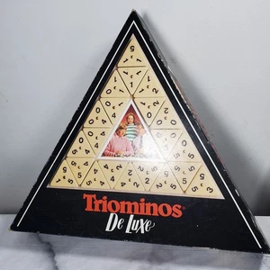 The Original Triominos De Luxe with spinners - Game By Goliath Complete In Box - Picture 1 of 7