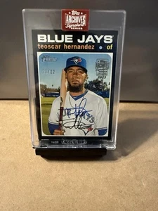 Teoscar Hernandez-Topps 2022 Archives Signature Series 22/22-2020 Heritage Auto - Picture 1 of 2