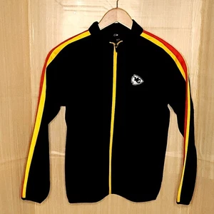 Kansas City Chiefs Damen neu schwarz durchgehender Reißverschluss Jacke Small - Bild 1 von 7