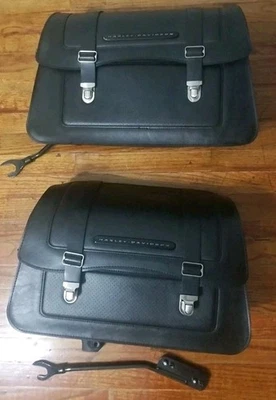 Harley Davidson Genuine Leather Detachable 2 Saddlebags 2019+ Softail M8 FXLR - Image 1 of 4