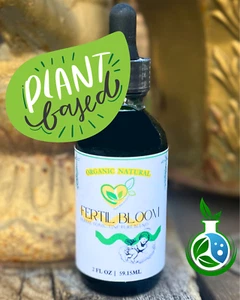 Organic Fertility Support Tincture | Hormone Balance & Menstrual Wellness 2oz - Picture 1 of 18