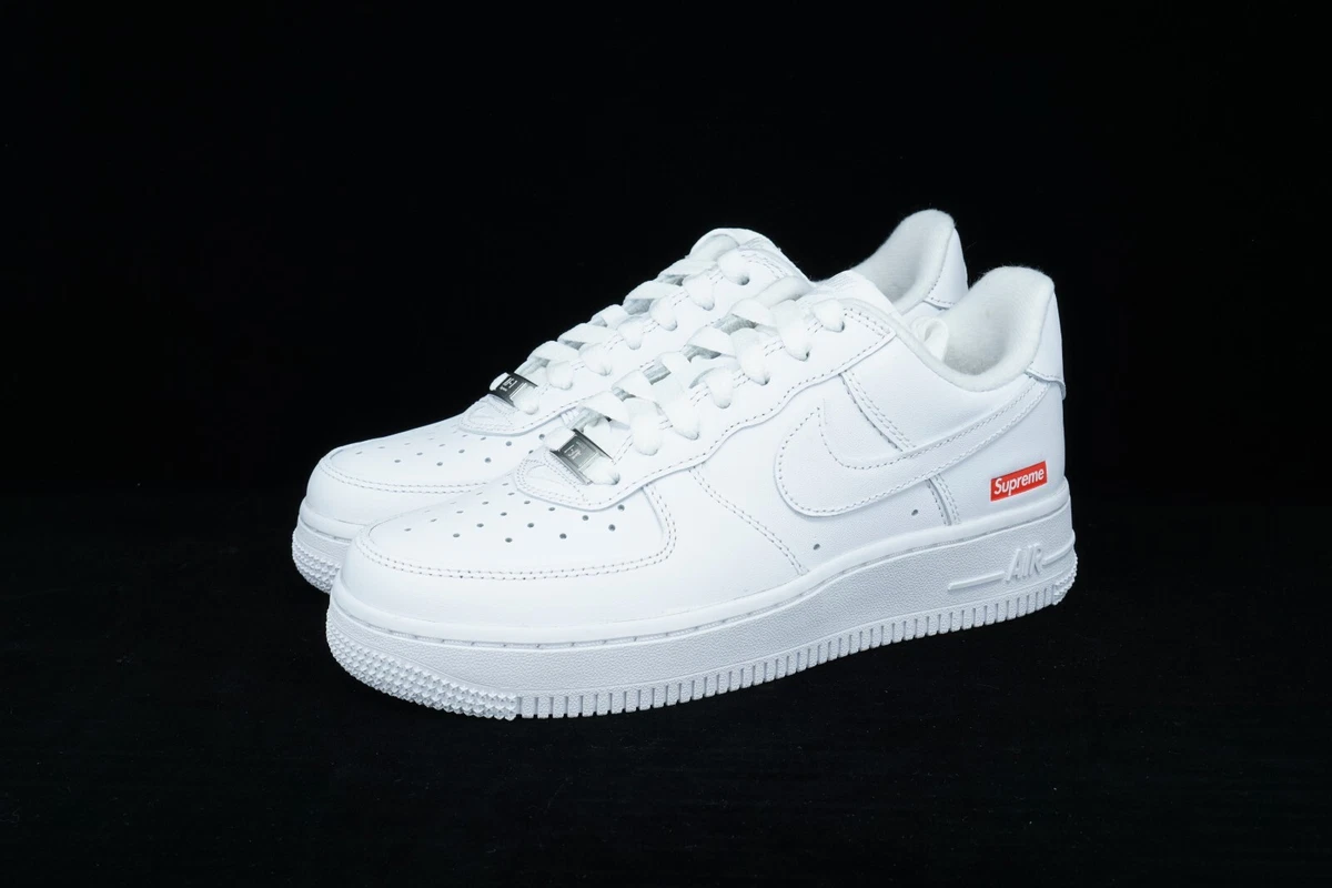Nike Air Force 1 Supreme White | eBay