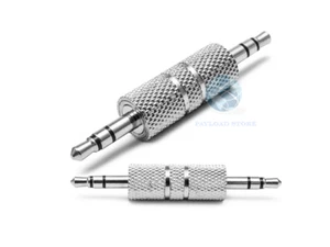 ADATTATORE CONNETTORE AUDIO STEREO JACK 3.5mm MASCHIO / MASCHIO IN METALLO - Imagen 1 de 1