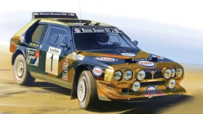 KIT MODELLINO AUTO STATICO BEEMAX LANCIA DELTA S4 CATALUNYA RALLY 1986 1:24 - Immagine 1 di 4