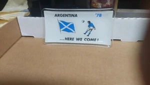 Bandeja de recuerdo de vidrio Argentina 78 Copa Mundial 1978 - Imagen 1 de 3