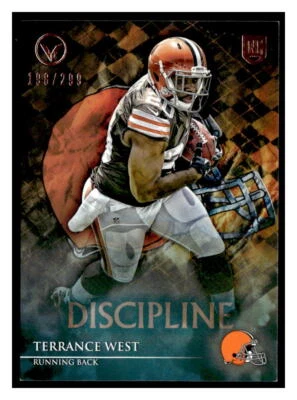 Terrance West 2014 Topps Valor 115  SN299  Discipline - Image 1 of 2