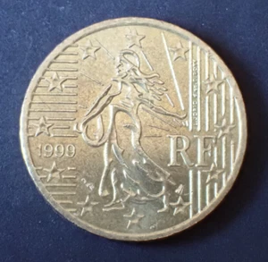 France 50 Euro Cents 1999 50c - Picture 1 of 3