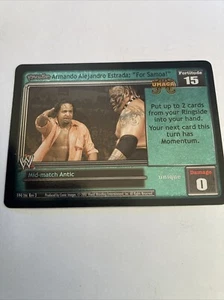 REVOLUTION Armando Alejandro Estrada For Samoa! Foil Umaga WWE WWF Raw Deal ccg - Picture 1 of 1