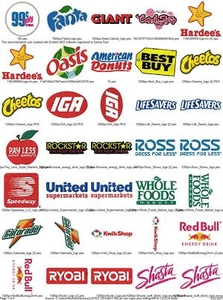 160 PLUS LEBENSMITTELGETRÄNKEGESCHÄFTE PLUS WEITERE LOGOS STICKMASCHINE DESIGNS PES USB - Bild 1 von 12