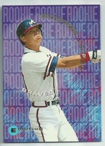 1995 Fleer/Skybox Chipper Jones E-Motion Rookie RC Braves #8