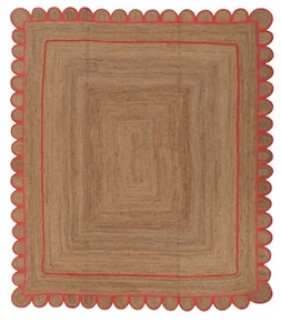 Jute Rug Handmade Braided Carpet Area Jute Rug 100% Natural Decor Modern Living - Picture 1 of 7