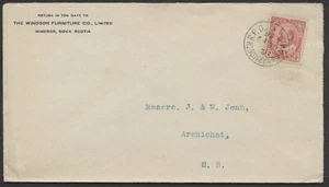 1906 Windsor Furniture CC Cover Halifax & Yarmouth RPO - Picture 1 of 2