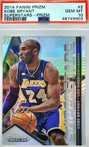 📈 PSA 10 KOBE BRYANT SILVER SUPERSTARS 📈 2014-15 PRIZM LAKERS GRADED SUPERSTAR - Bild 1 von 1